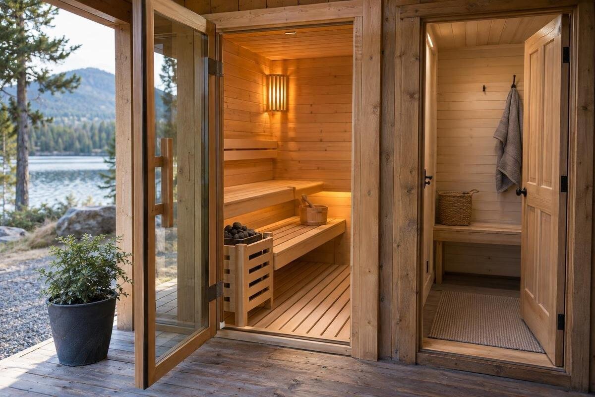 Sauna für zwei planen: Sitzplatz, Raumgefühl und Komfort