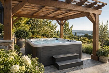Pergola oder Überdachung fürs Badefass planen
