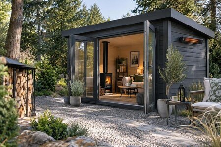 Heizoptionen für ein gelegentlich genutztes Gartenhaus planen