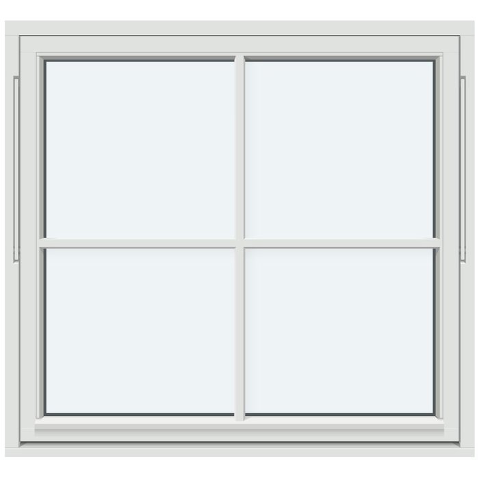 Schwingfenster, nach außen öffnend