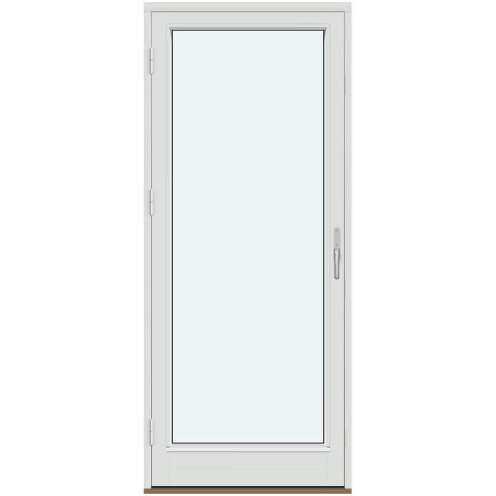 Einflügelige Terrassentüren, nach außen öffnend