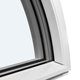 Halbrundes Fixfenster