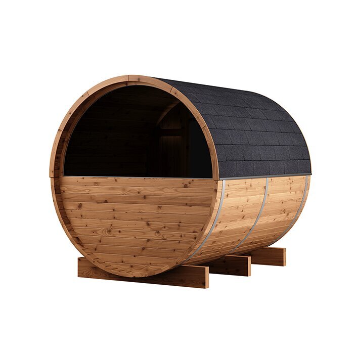 Fasssauna aus Thermoholz