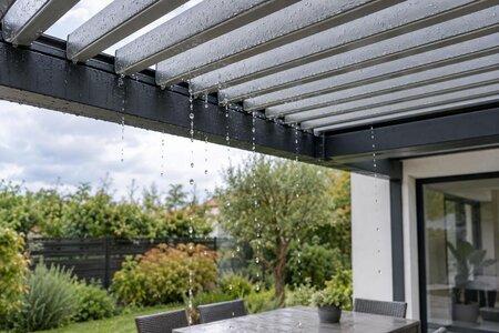 Why Does Water Drip When Pergola Louvres Open?