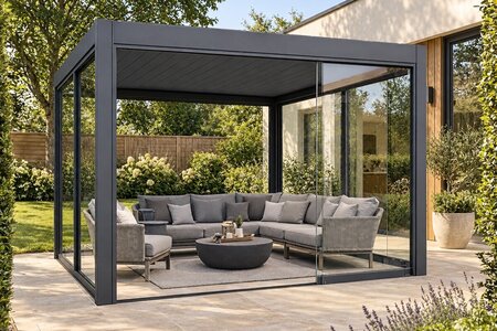 Een pergola plannen op een klein of smal terras