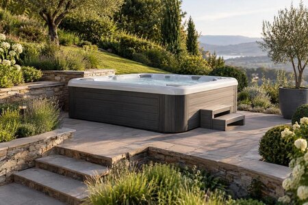 Een hottub plaatsen in een hellende tuin: waar moet je op letten?