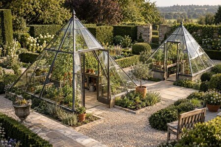 Een piramidekas kopen: vergelijk bruikbare ruimte en toegang