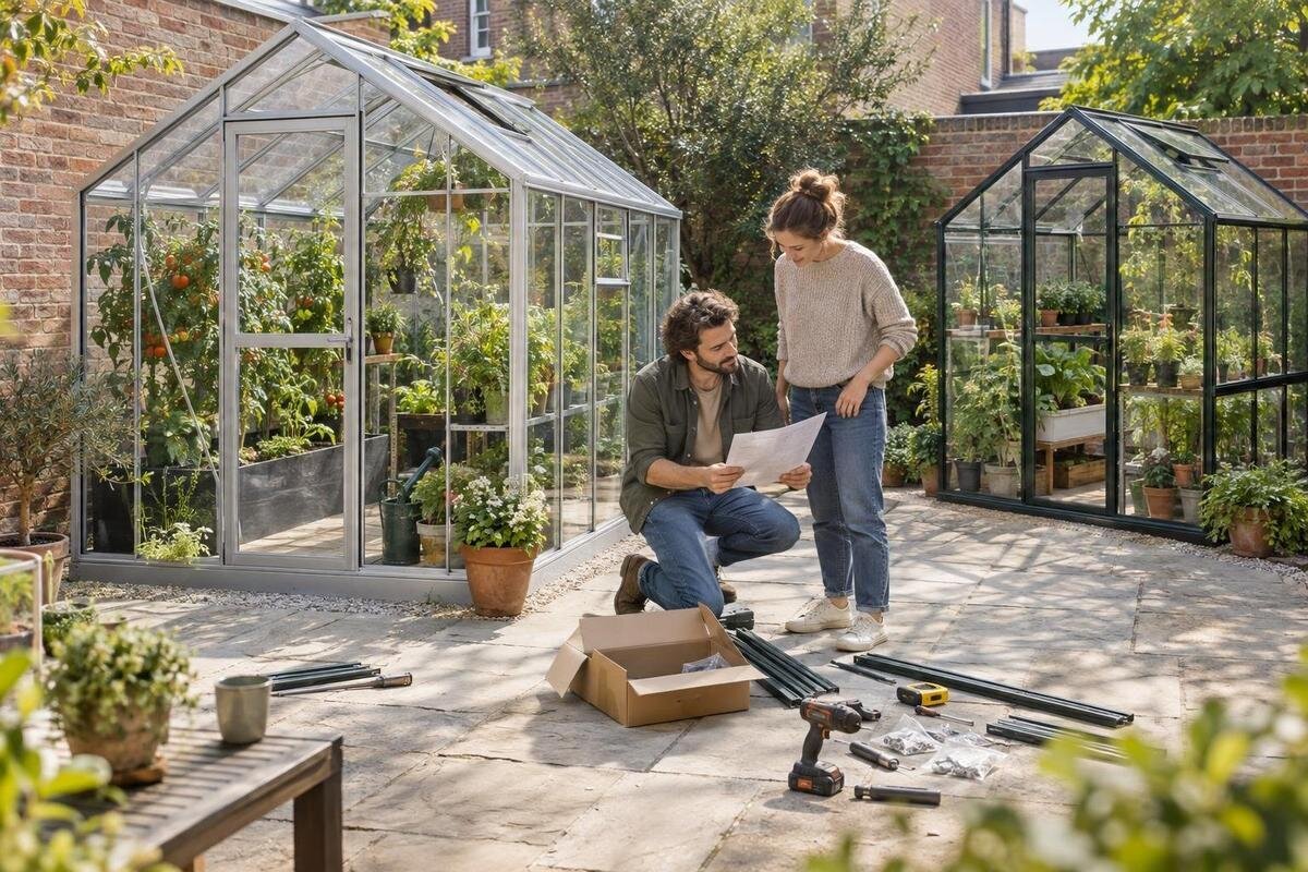 Een serre als bouwpakket kopen: montagevaardigheden en gereedschap