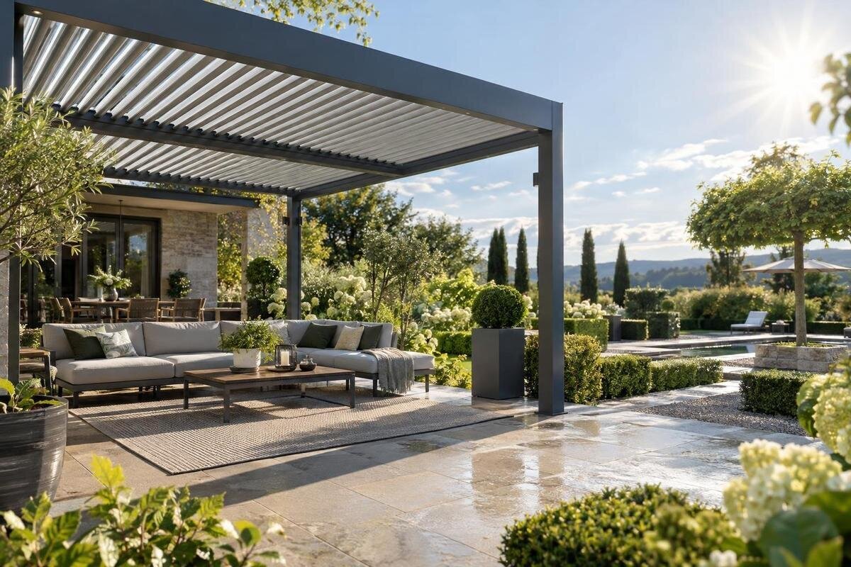Een pergola kopen voor de felle zomerzon