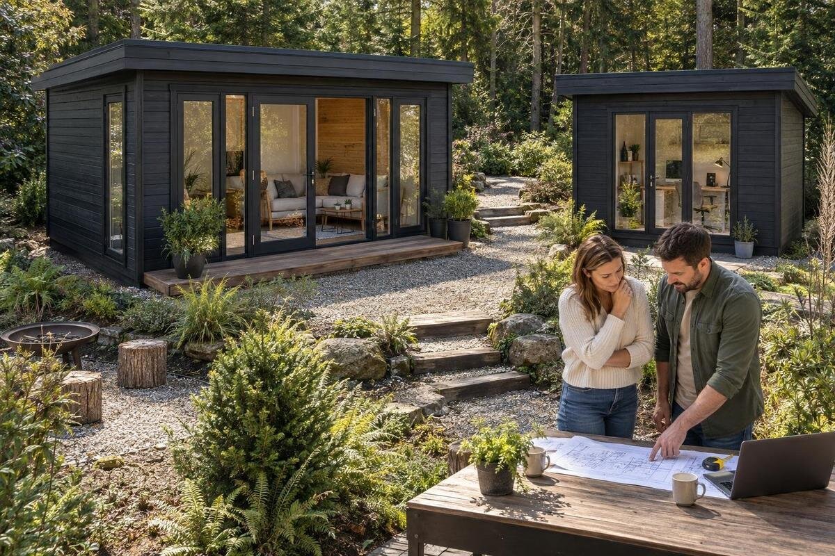 Een tuinhuis kopen met het oog op latere isolatie