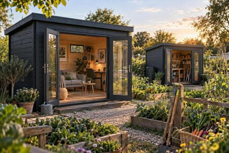 Een tuinhuis van 6 tot 9 m² slim en praktisch inrichten