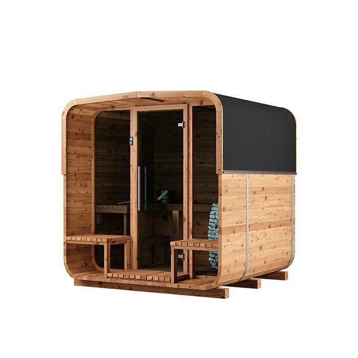 Thermohouten sauna in tonvorm