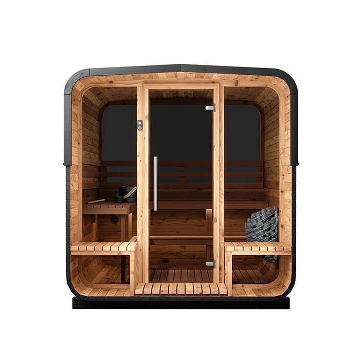 Thermohouten sauna in tonvorm