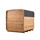 Thermohouten sauna in tonvorm