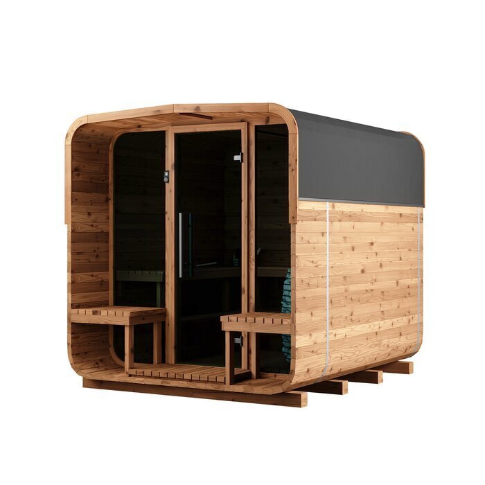Thermohouten sauna in tonvorm