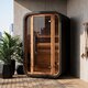 Thermohouten sauna in tonvorm