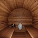 Thermohouten sauna in tonvorm