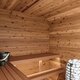 Thermohouten sauna in tonvorm