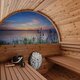 Thermohouten sauna in tonvorm