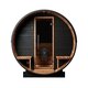 Thermohouten sauna in tonvorm
