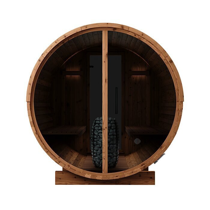 Thermohouten sauna in tonvorm