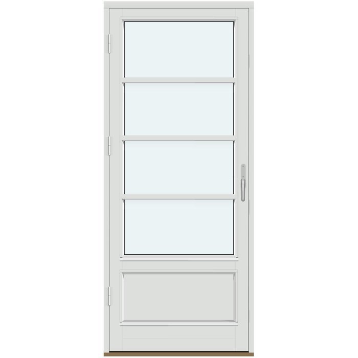 Buitendraaiende terrasdeur met één vleugel