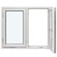 2-vleugelig draairaam (naar buiten openend)