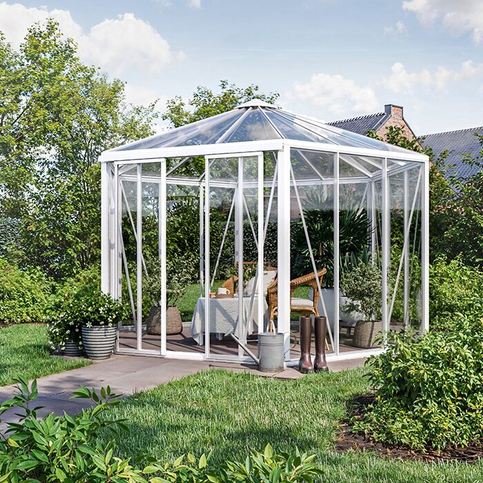 Bloomcabin Hexagon Kas – Zeshoekige elegantie voor uw tuin