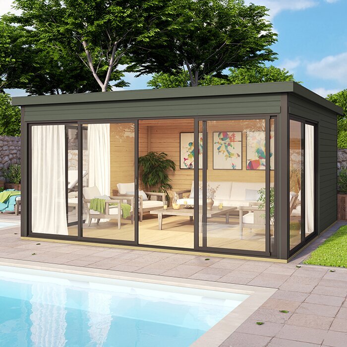 Tuinpaviljoen Verdana “2” – Scandinavische stijl en tijdloze charme voor uw buitenruimte