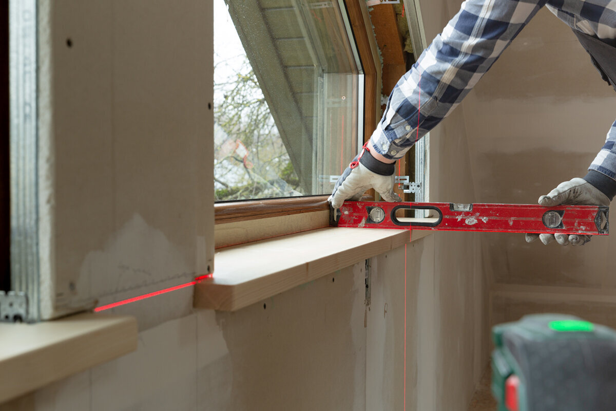 Laibungen, Fensterbänke und Abschlüsse beim Ersatz