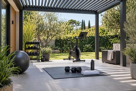 Eine Pergola für Training und Bewegung im Freien planen