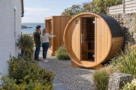 Sauna kaufen: Was bei engem Zugang zum Grundstück zählt