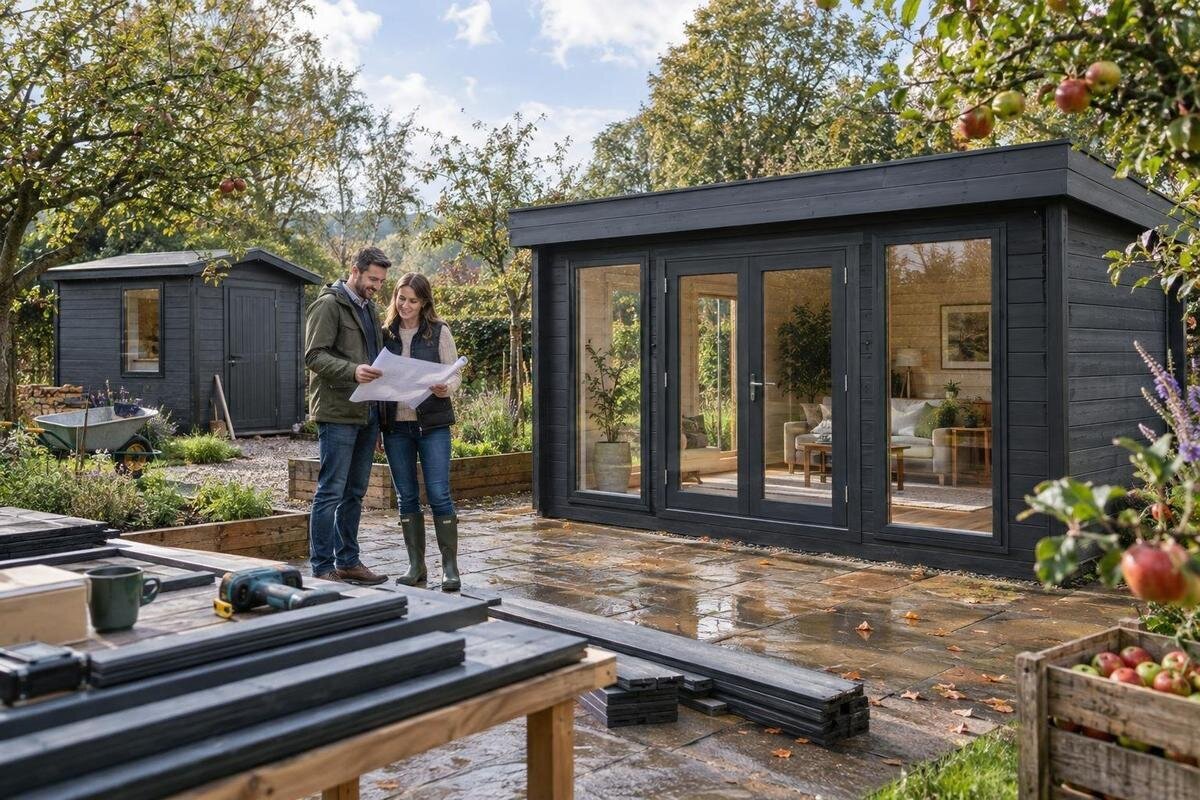 Gartenhaus-Bausatz kaufen und selbst aufbauen