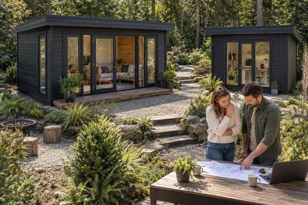Gartenhaus kaufen: spätere Dämmung mitdenken