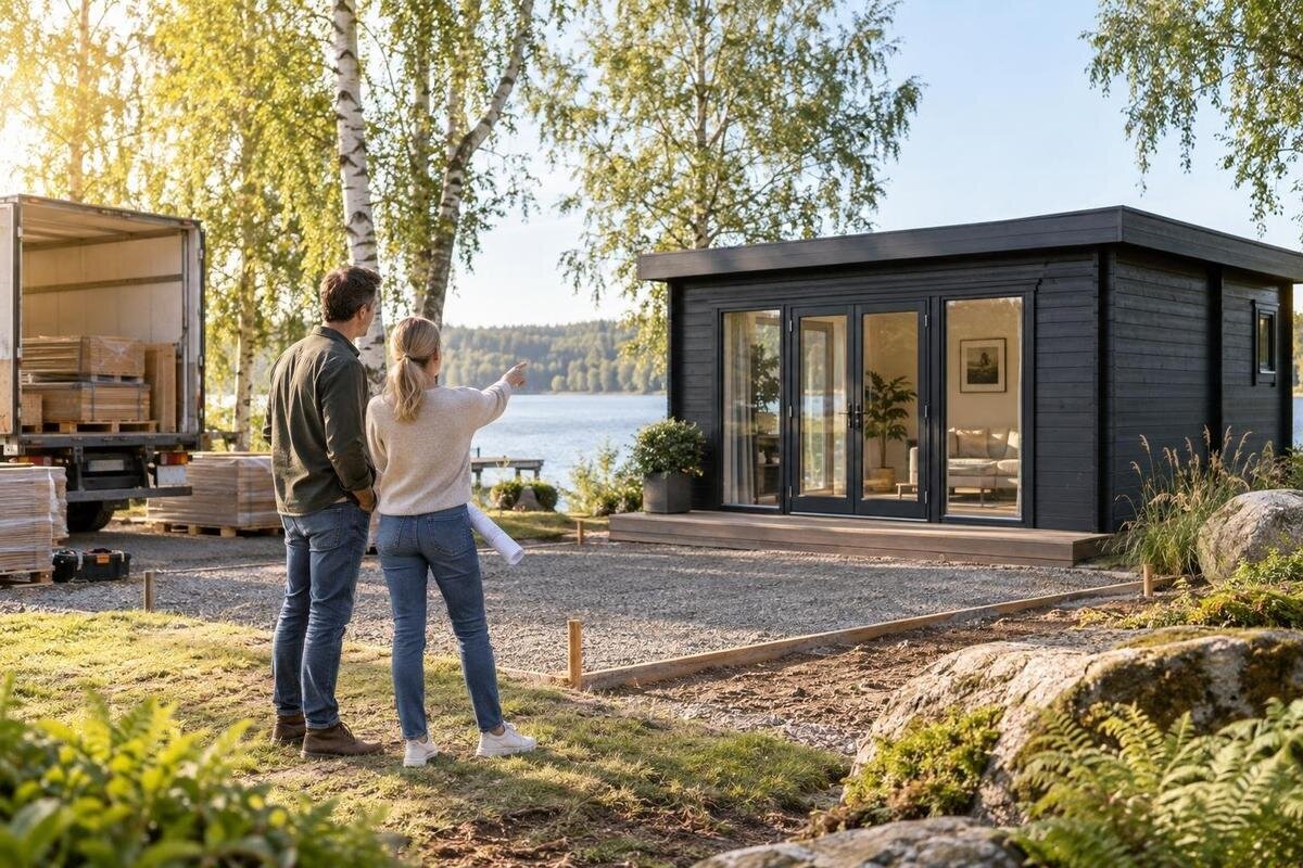 Gartenhaus-Liefertag: So bereiten Sie Ihr Grundstück vor