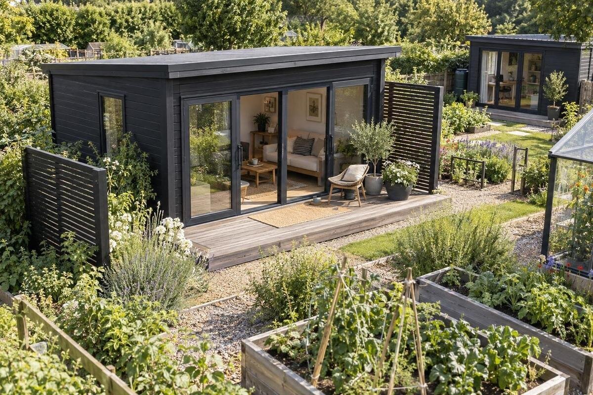 Privatsphäre im Gartenhaus schaffen, ohne Tageslicht zu verlieren
