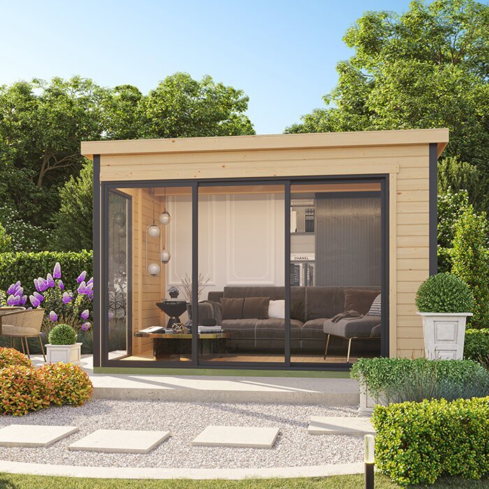 Modano – Modernes Holzhaus mit anpassbarer Glasfront