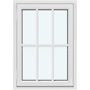 1 Flügel mit 1 horizontalen Sprosse und 2 vertikalen Sprossen V2