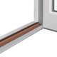 Einflügelige Balkontüren im historischen Stil, nach aussen öffnend