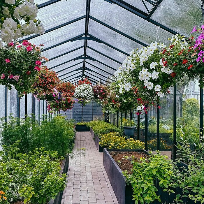 Gewächshäuser aus Aluminium