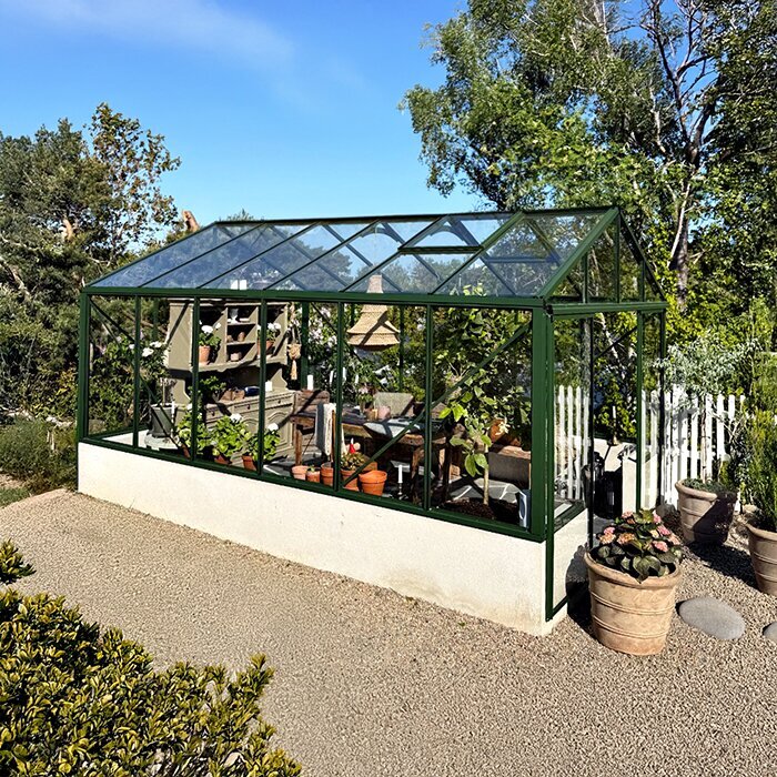 Gewächshaus für die Wandbasis