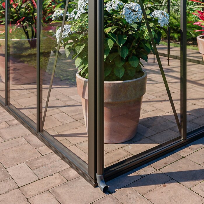 Gewächshäuser aus Aluminium mit Lager