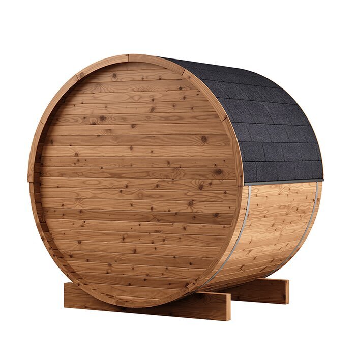 Fasssauna aus Thermoholz