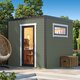 Casa de jardín compacta de madera maciza - Veltor