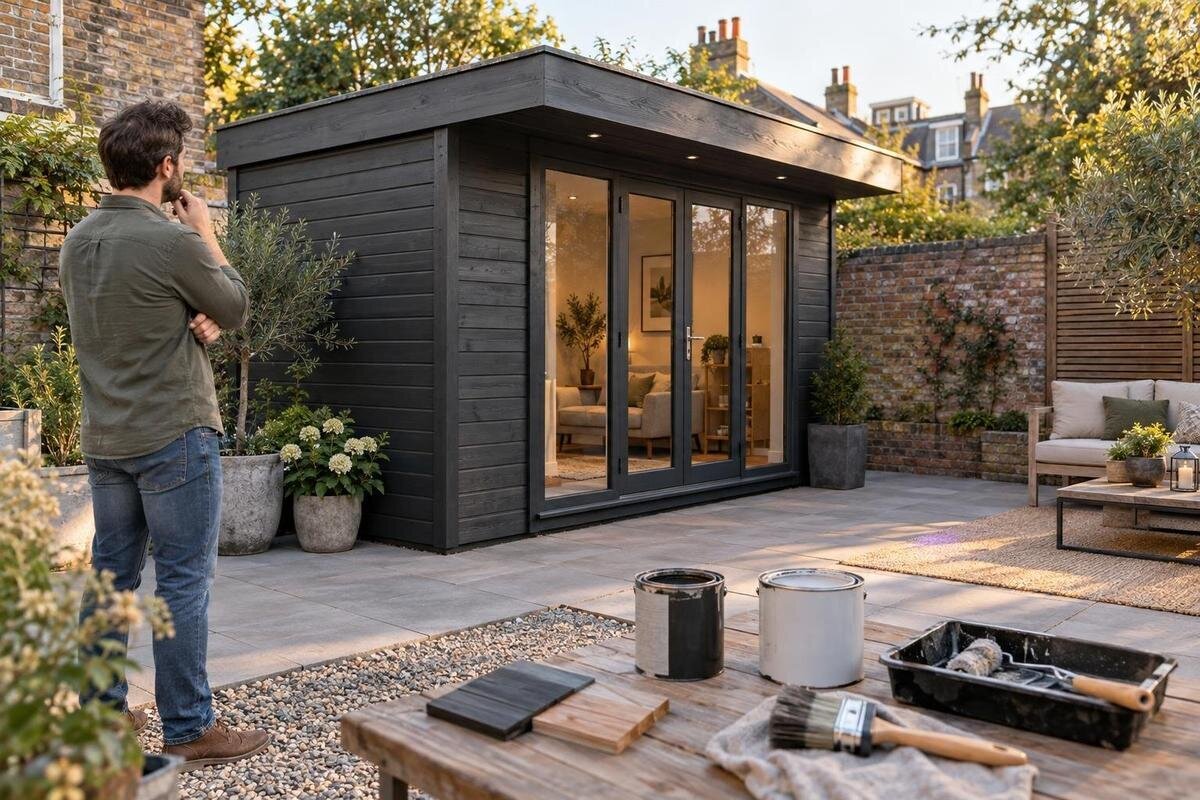 木质花园储物屋新建后,何时做防护处理?