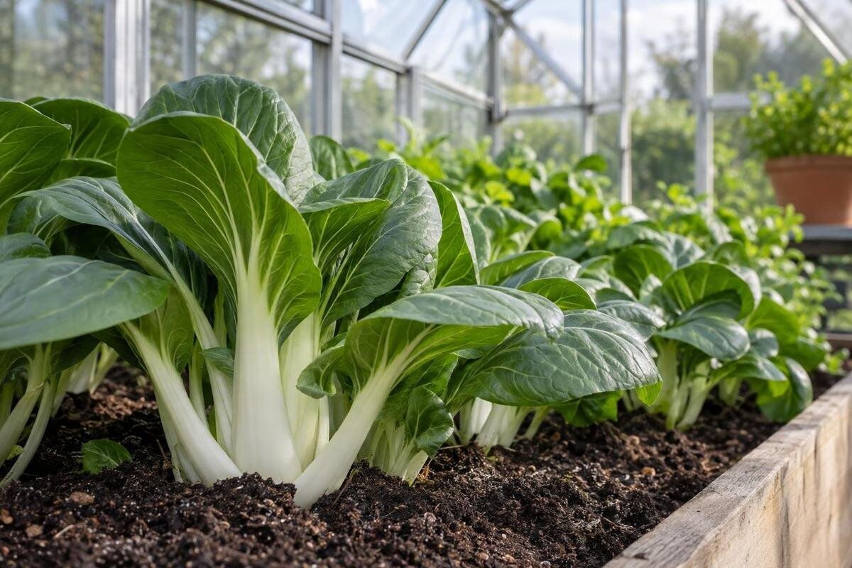 Jak omezit vybíhání pak choi do květu ve skleníku