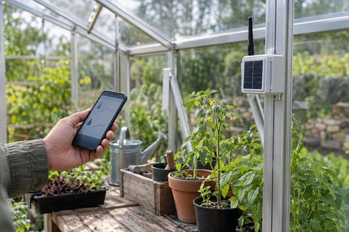 Monitoring skleníku bez domácí Wi-Fi: možnosti připojení