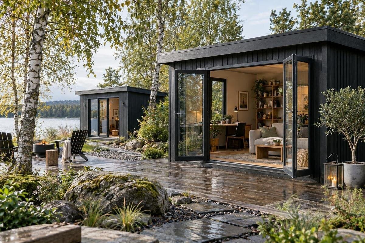 Jak naplánovat interiér zahradního domku o ploše 10–15 m²