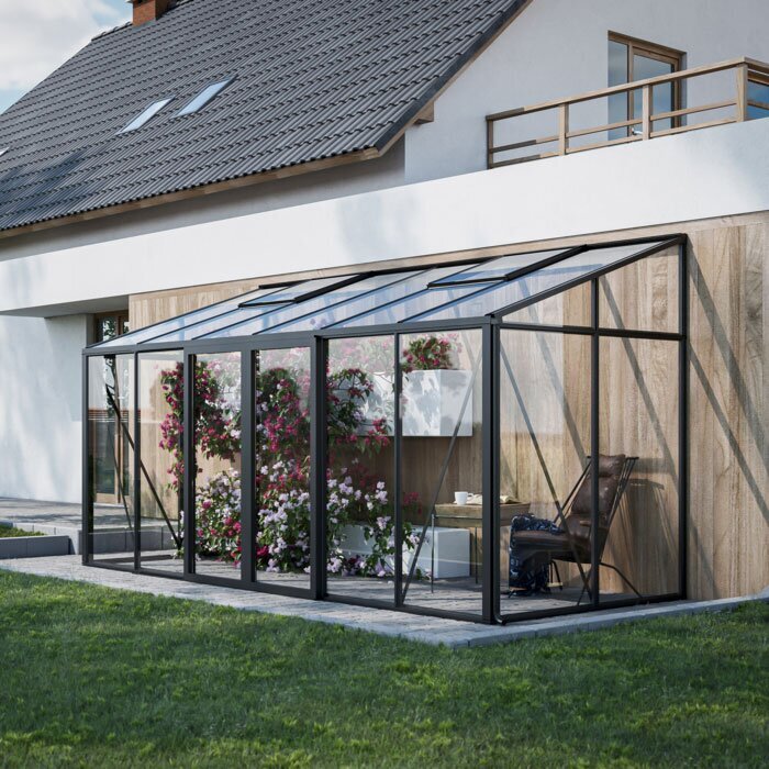 Skleněný nástěnný skleník