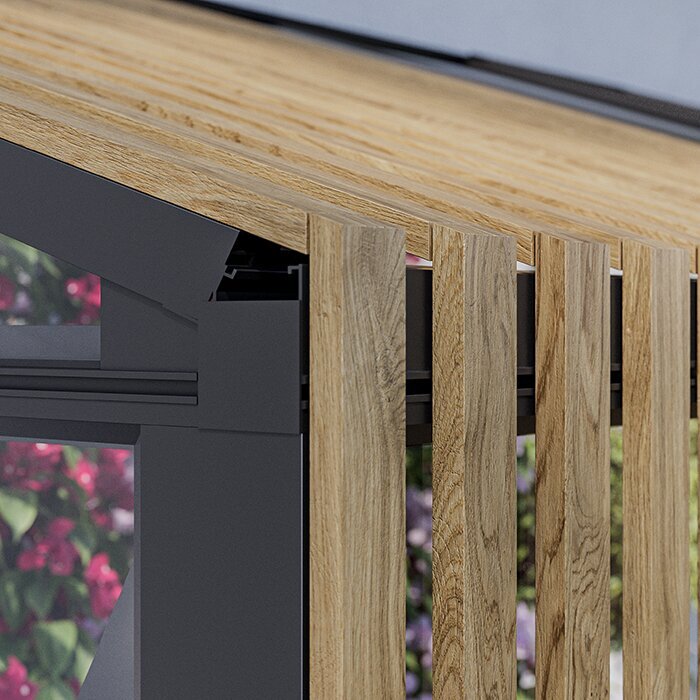 Nástěnný skleník s Accoyou